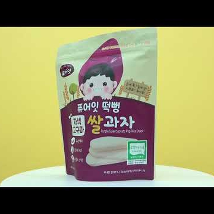 Bánh gạo cho bé organic dạng thanh Naebro vị khoai lang tím - video