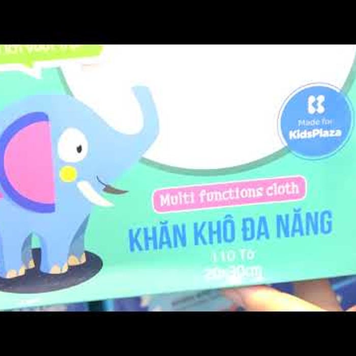 Khăn vải khô đa năng Mamago 110pcs - video