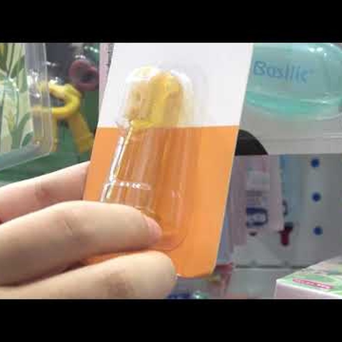 Bàn chải tưa lưỡi Nano Silver Baby One - video