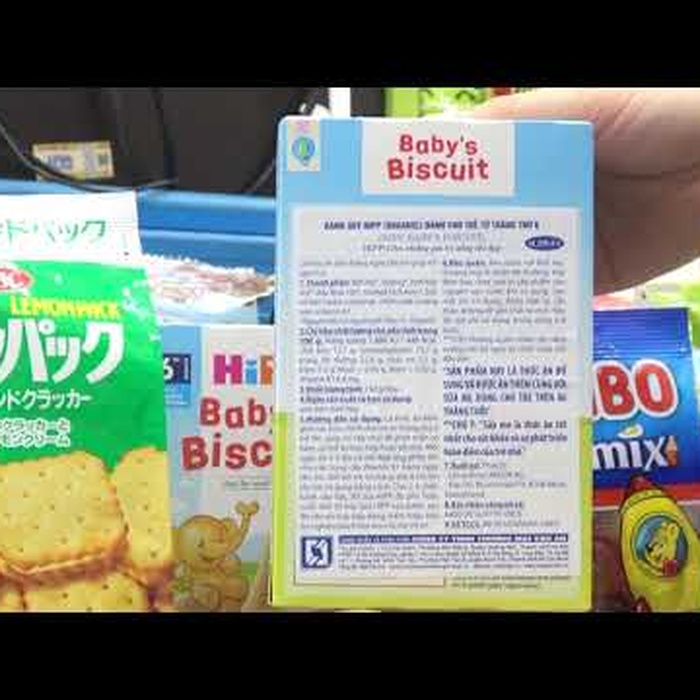 Bánh quy HiPP Biscuits dạng thanh 150g cho bé 6M+ - video