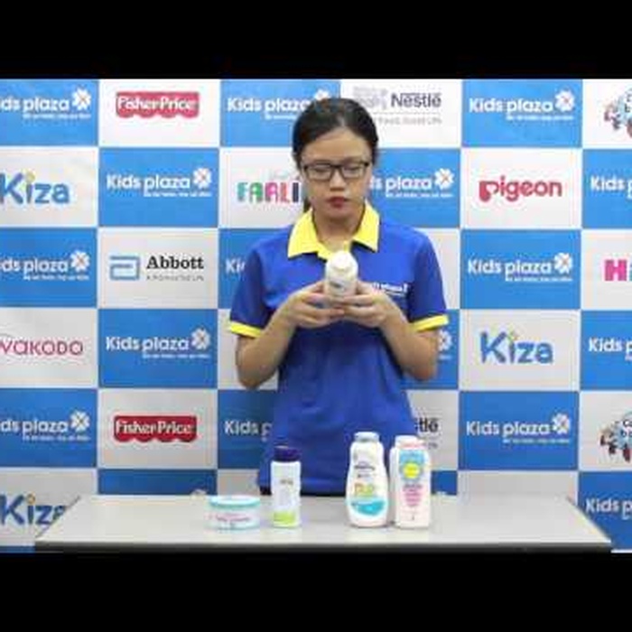 Phấn rôm Bubchen 100g - video