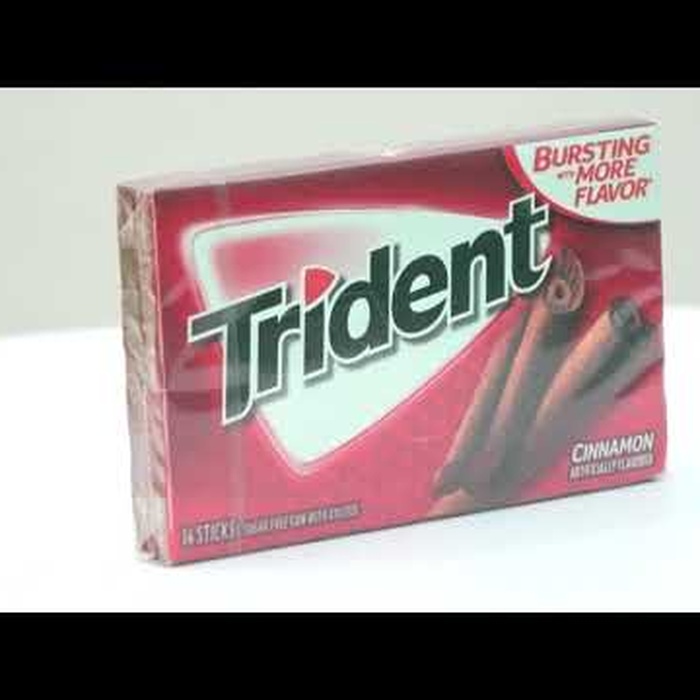 Kẹo cao su Trident vị quế - Cinnamon - video