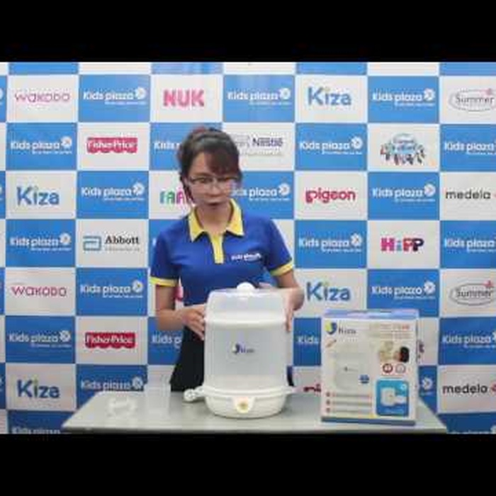 Máy tiệt trùng bình sữa Kiza Electric KZ202  - video