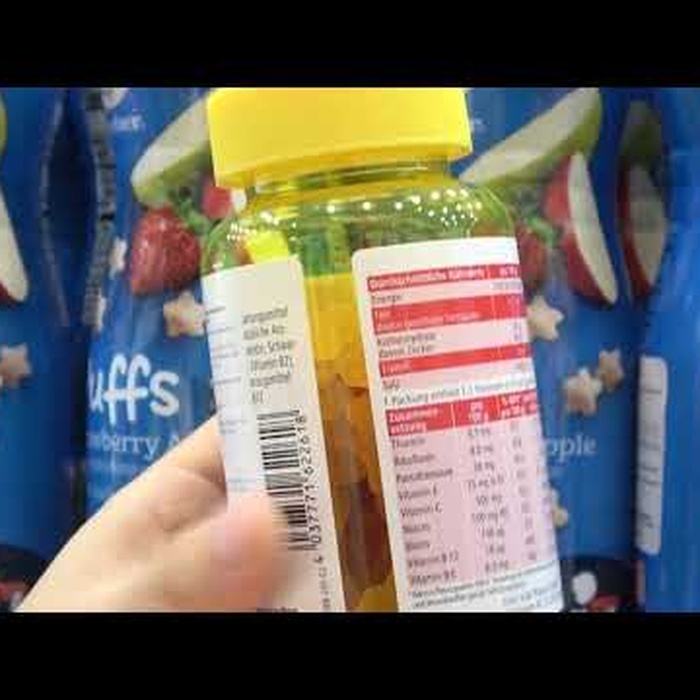 Kẹo Heilusan Vitamin Gummibärchen (60 viên) - video