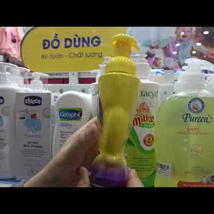 Nước rửa tay hương dâu Dalin 300ml - video