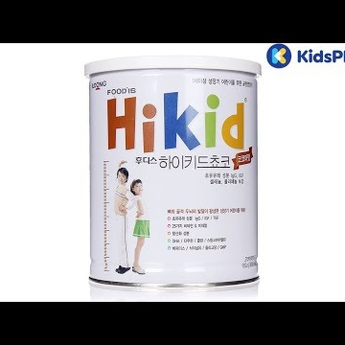Sữa Hikid nhập khẩu Hàn Quốc vị socola (cho bé từ 1-9 tuổi) 650g - video