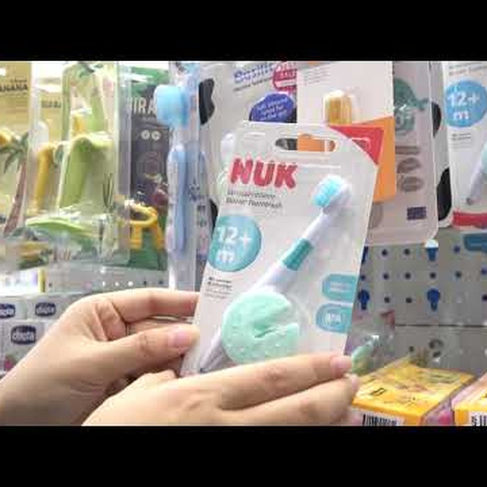 Bàn chải đánh răng Nuk 256207 - video