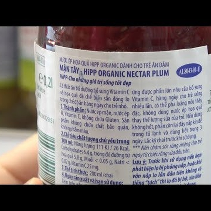 Dinh dưỡng đóng lọ HiPP Mận tây 4253 (125g) - video