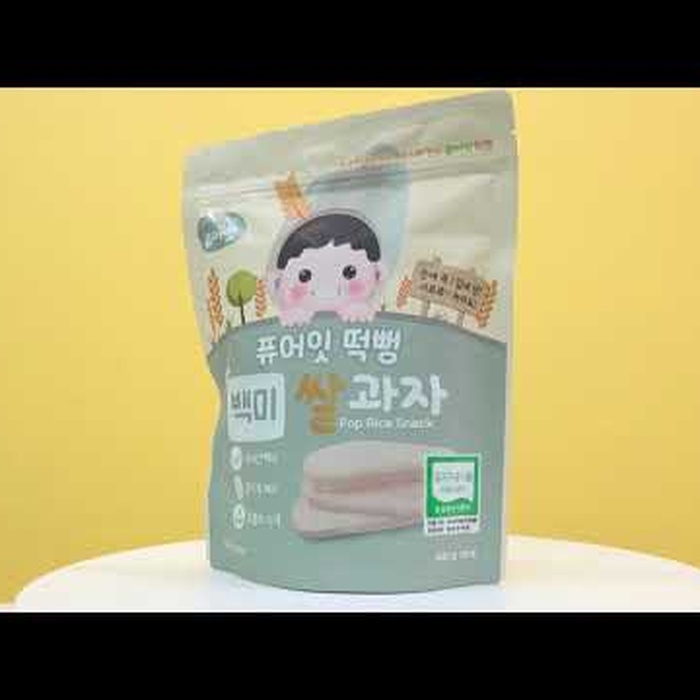 Bánh gạo Hàn Quốc organic Naebro vị nguyên bản - video