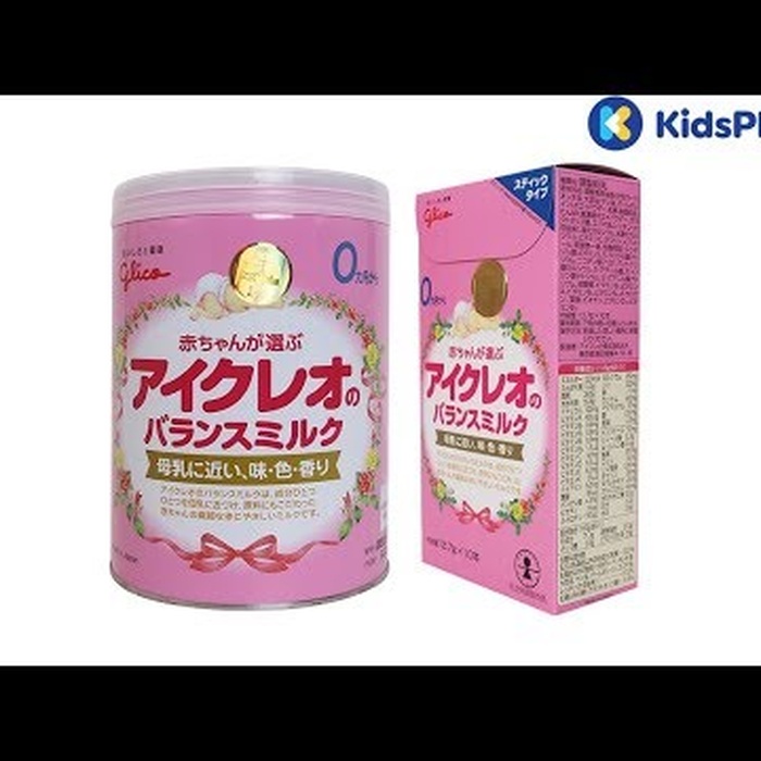 Sữa Glico Icreo số 0 (cho bé 0-12 tháng) 320g - video
