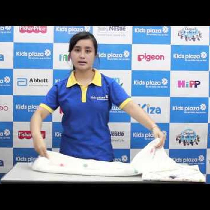 Chăn ủ xốp bông Kiza 80x80 - video