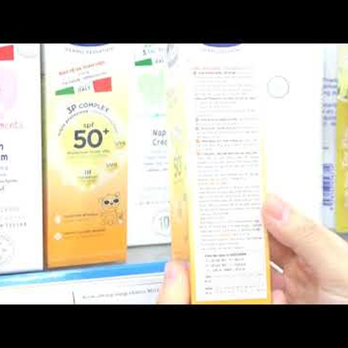 Kem chống nắng cho bé Chicco - video
