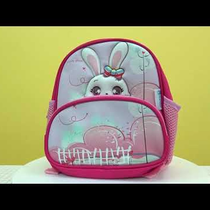 Balo cho bé gái Mamago in thỏ Rabbit 82080 12" - video