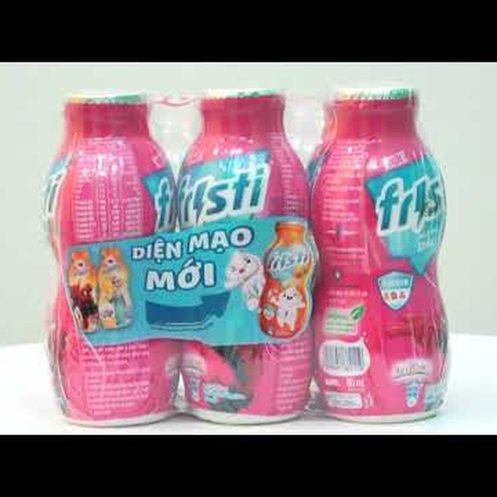 Sữa tươi nước Fristi vị dâu 80ml - video
