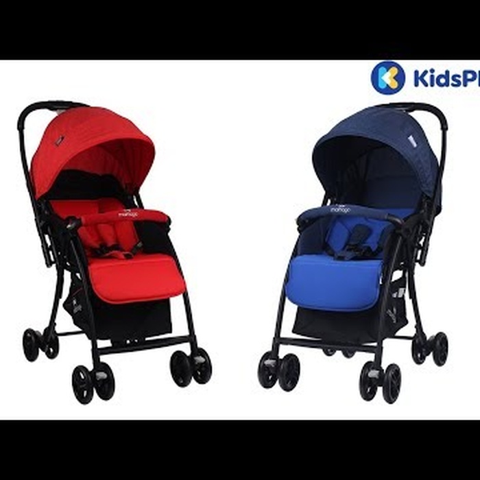 Xe đẩy cho bé Mamago Compact 319 Linen Premium (xanh dương) - video