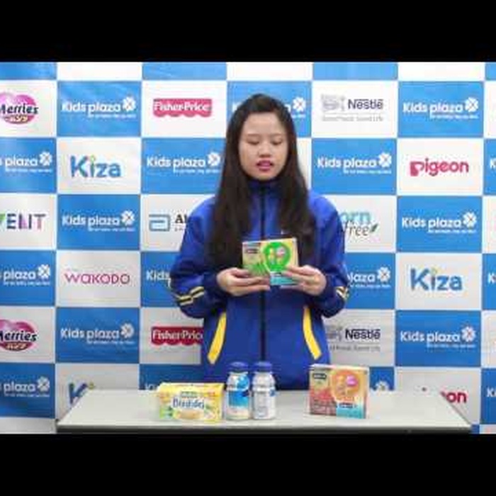 Sữa nước Bledina 250ml - video