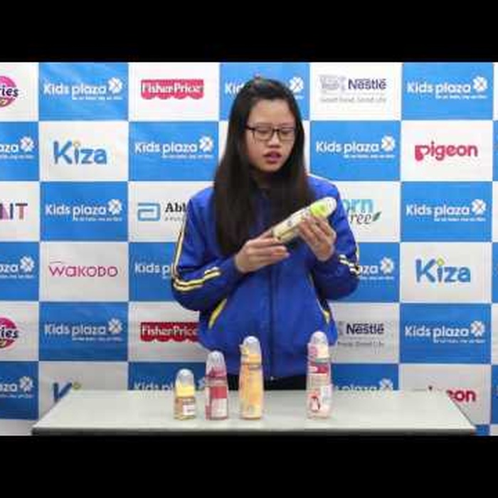 Bình sữa thủy tinh Chuchu 240ml  - video