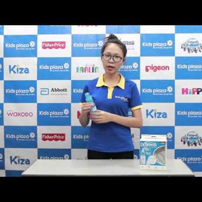 Bình sữa Dr Brown 120ml cổ hẹp  - video