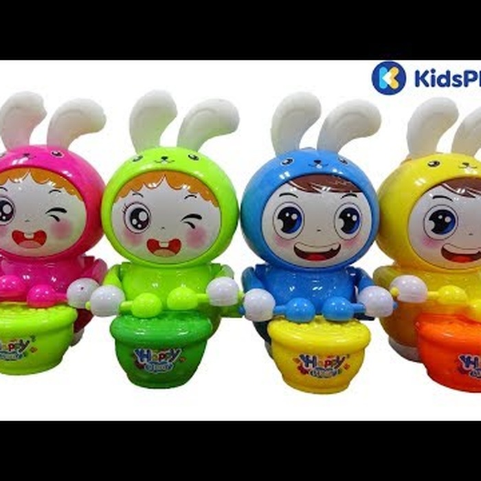 Đồ chơi thỏ con đánh trống CY.6669 - video