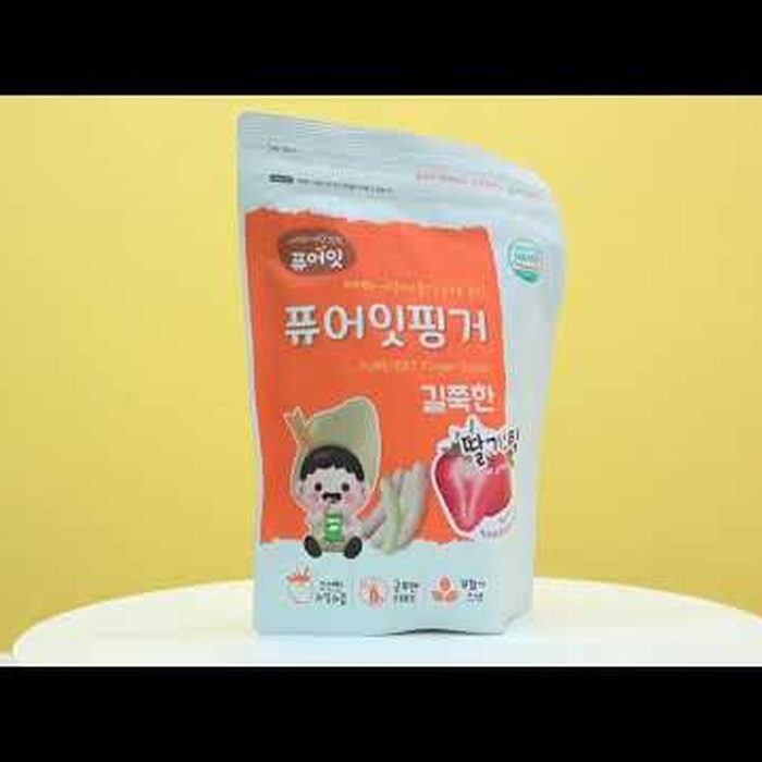 Bánh gạo cho trẻ Naebro tròn vị dâu tây - video