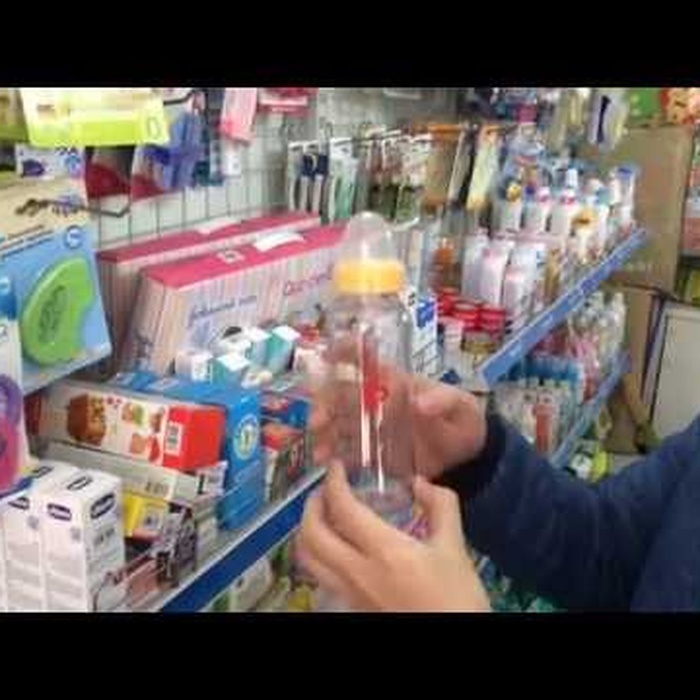 Bình sữa tròn Pigeon PR8 240ml - video