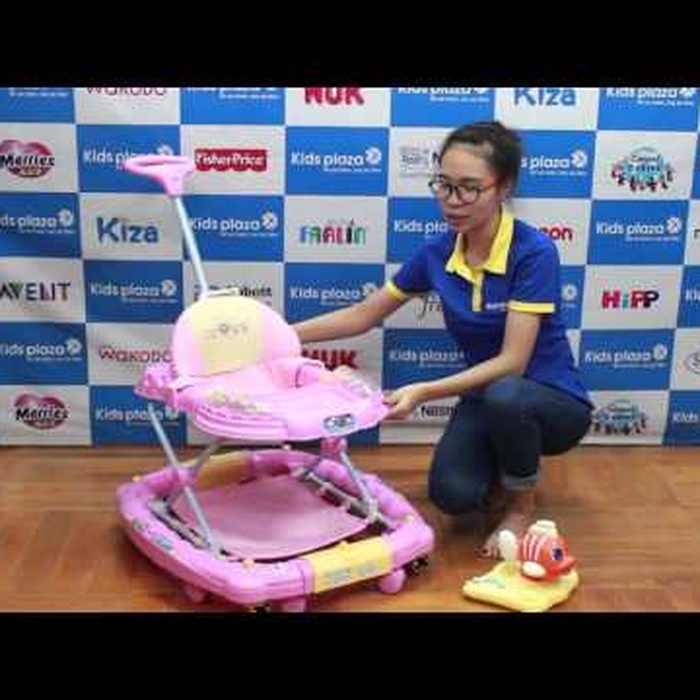Xe tập đi 2 trong 1 có bập bênh hình cá Nemo 6220 - video
