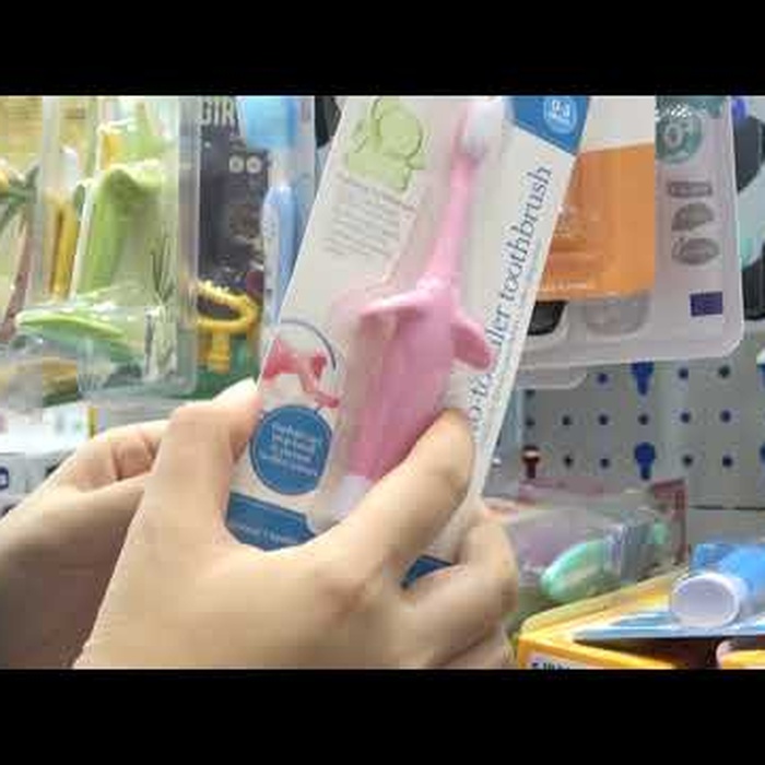 Bàn chải đánh răng Dr.Brown's (Mỹ) (Màu ngẫu nhiên) - video