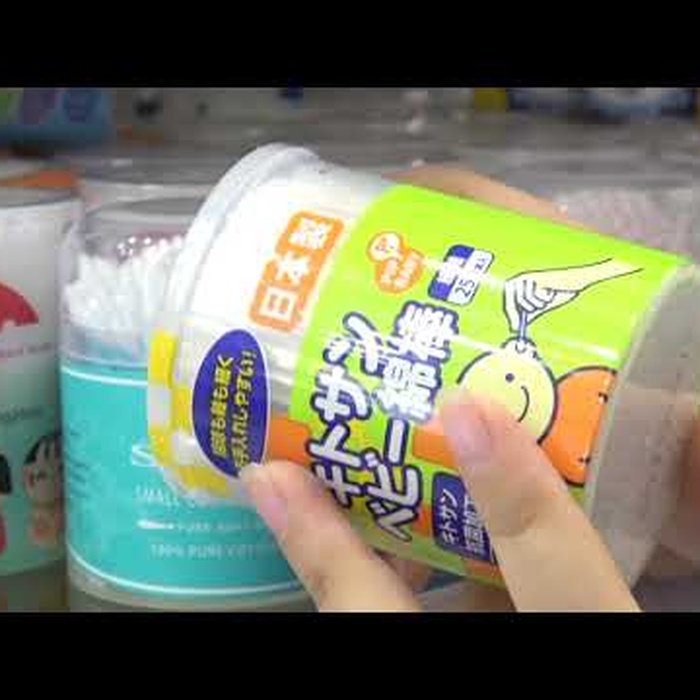 Tăm bông trẻ em Pip Baby đầu nhỏ 250c B092 - video