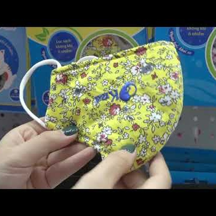 Khẩu trang Kiza cho bé - video