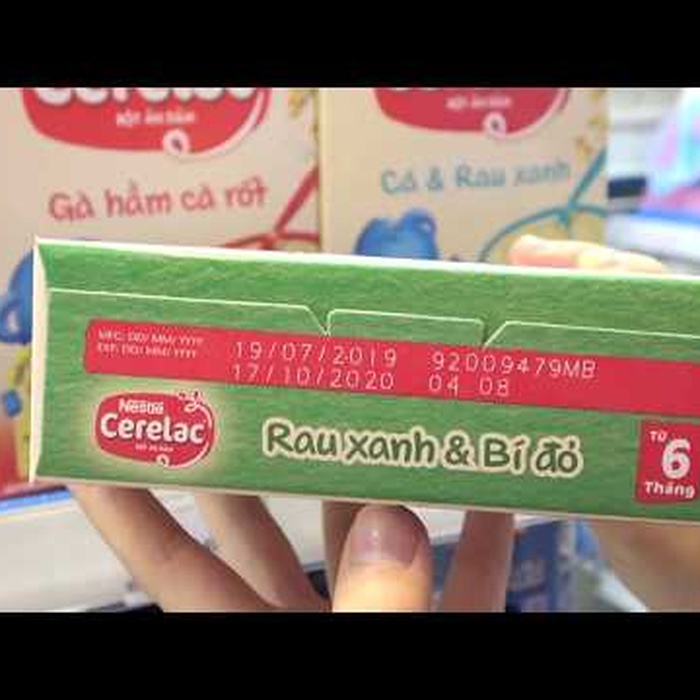 Bột ăn dặm Nestle rau xanh bí đỏ cho bé 6M+ 200g - video