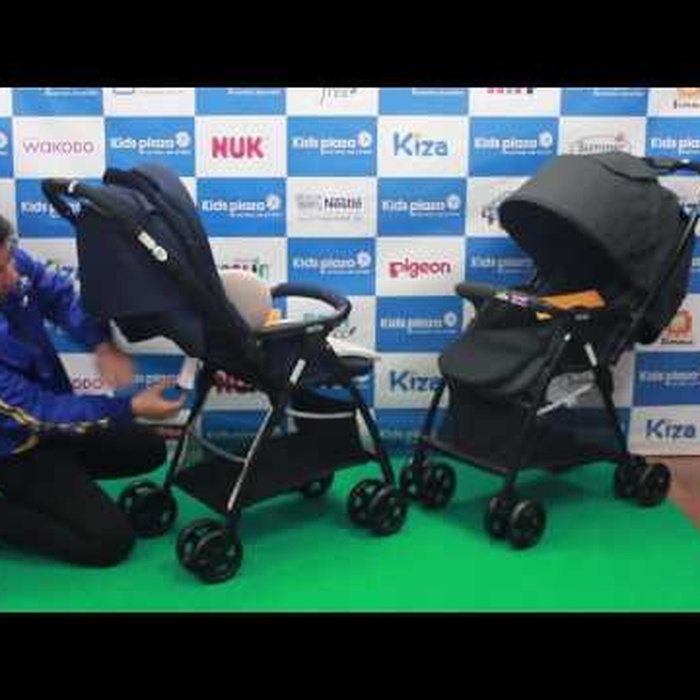 Xe đẩy Joie SMA Baggi (Chuẩn hoàng gia Anh) tím than - video
