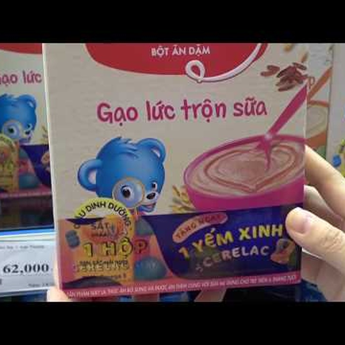 Bột gạo lức Nestle trộn sữa cho bé 6M+ 200g - video