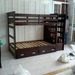 Giường tầng trẻ em Acme Furniture (màu nâu) xuất khẩu Châu Âu - mặt trái