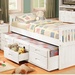 Giường hộp 2 tầng có ngăn kéo Acme GT10W, hàng xuất khẩu Châu Âu - mặt trước