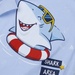 Body bé trai cài vai KidsPlaza in Shark Area M23T 0-3M - mặt trái
