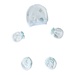 Set mũ và bao tay, bao chân nhiều họa tiết Muslin AC25 (Mẫu ngẫu nhiên) - mặt trái