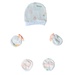 Set mũ và bao tay, bao chân nhiều họa tiết Muslin AC25 (Mẫu ngẫu nhiên) - góc nghiêng