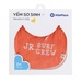 Yếm cho bé sơ sinh 2 mặt Otis KidsPlaza in JR ND21H (Kẻ Cam) - mặt phải