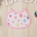 Yếm tròn xốp bông KidsPlaza - mặt trái