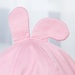 Mũ vành bé gái phủ voan Kidsplaza thêu bunny DN25 (Màu hồng đậm) - mặt phải