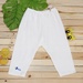 Quần dài sơ sinh bác sĩ Kiza (Trắng) 3-6M - mặt trước