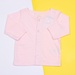 Áo sơ sinh cài giữa tay dài Mamago Vivian K19 (Hồng) - mặt trái