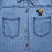 Áo Jeans bé trai dài tay thêu chữ Mamago LN19T - mặt phải