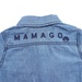 Áo Jeans bé trai dài tay thêu chữ Mamago LN19T - mặt sau