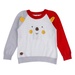 Áo len bé trai dài tay Hello kẻ ngang KidsPlaza ND21D (Ghi) - mặt trước