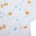 Áo sơ sinh dài tay KidsPlaza in hình sư tử (Trắng Cam) 3-6M - mặt trái