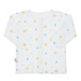 Áo sơ sinh dài tay Kiza in hình gà con (Trắng vàng) 3-6M - mặt trái
