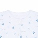Áo sơ sinh dài tay Kiza in hình Ô Tô (Trắng Xanh) 6-9M - mặt phải
