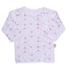 Áo tay dài sơ sinh cài lệch IQ Baby (Trắng Hồng) - mặt trước
