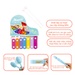 Sét đàn gỗ Xylophone kèm sáo và lục lạc 682-9 - mặt sau